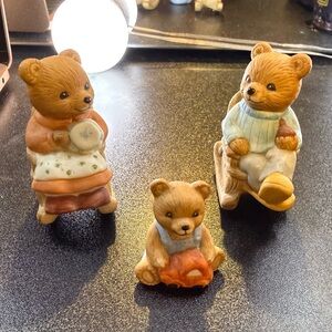 Homco Family Bear Set